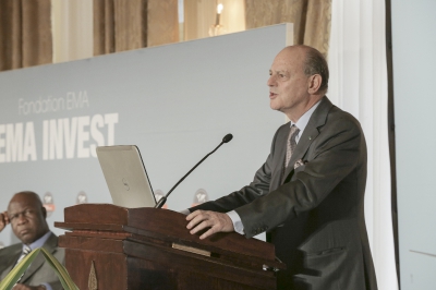 Jean-Claude Gandur, président du groupe AOG, au 9ème forum EMA Invest à Genève, le 3 octobre 2013