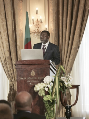 André Fotso, Président du Gicam, au 9ème forum EMA Invest à Genève, le 3 octobre 2013