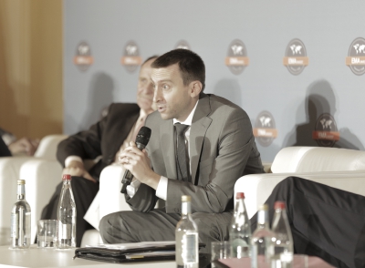 Julien Devaux, Julius Bär Bank, au 9ème forum EMA Invest à Genève, le 3 octobre 2013